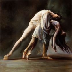 Love dance 30"x30" - Sold