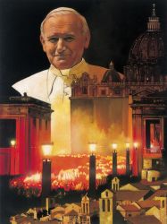 Papa Giovanni Paolo II 25"x30" - Sold
