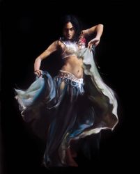 Turkish dancer 30"x40" - Sold